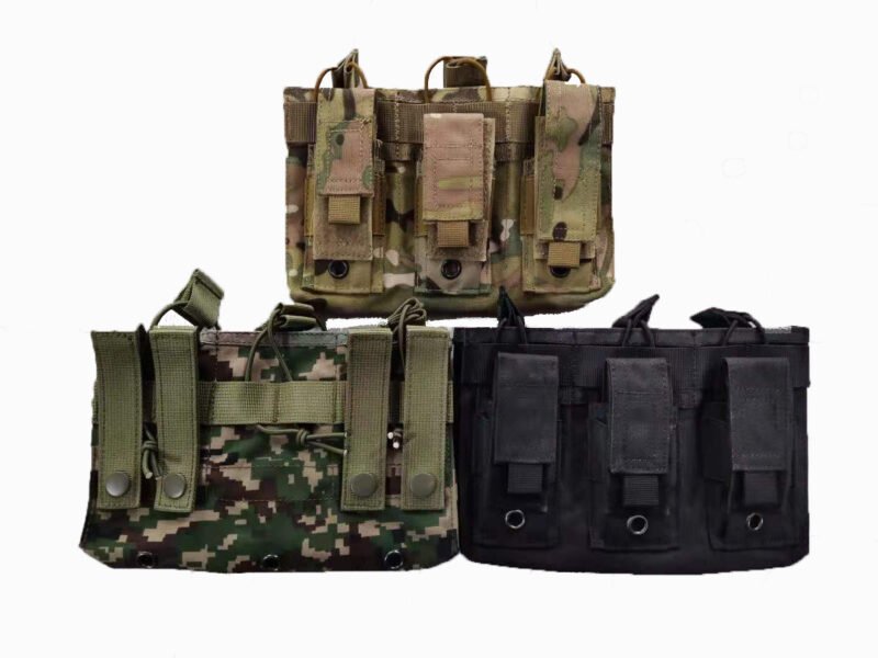 Avatar Strong Quality 600D polyester camouflage triple mag pouch - Image 4