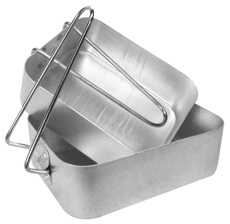 Avatar outdoor durable quality aluminum outdoor camping mess tin 2 pcs per set - Image 3