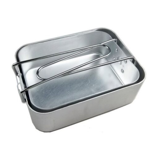 Avatar outdoor durable quality aluminum outdoor camping mess tin 2 pcs per set