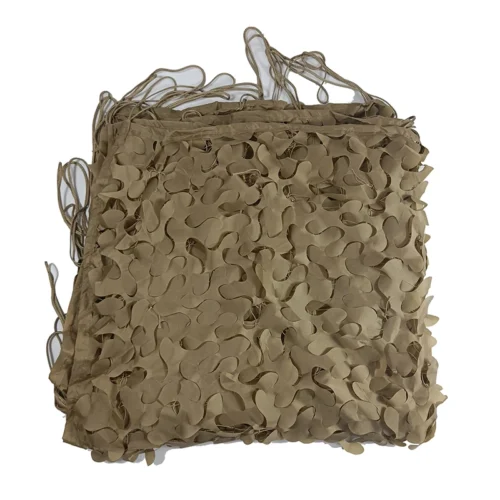 Avatar durable multifunctional S-shap cutting brown dessert camouflage net for outdoor sun-shade/ house decoration