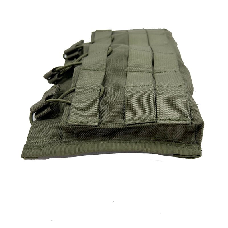 Avatar durable lightweight portable green triple magazine pouch for shooting  training - Image 2