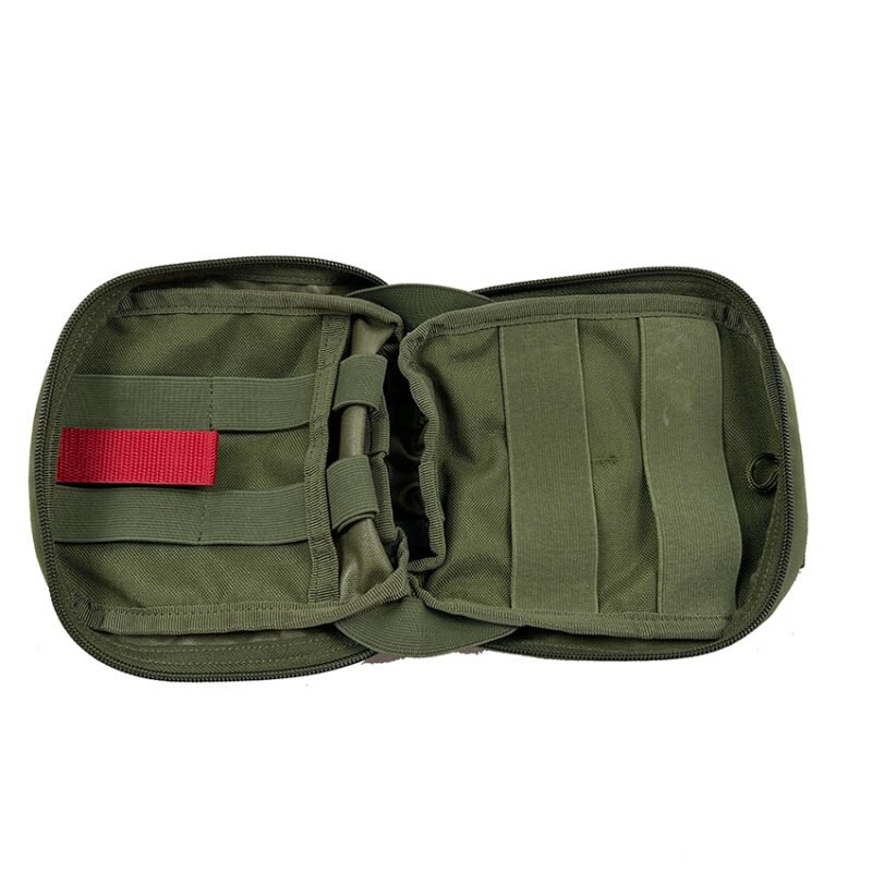 Avatar high quality lightweight green first aid molle tactical pouch for outdoor medical rescue - Image 3