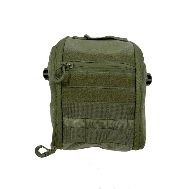 Avatar rugged multi-compartment green first aid pouch for tactical training/outdoor medical rescue