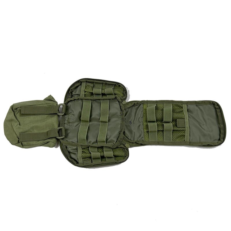 Avatar rugged multi-compartment green first aid pouch for tactical training/outdoor medical rescue - Image 3