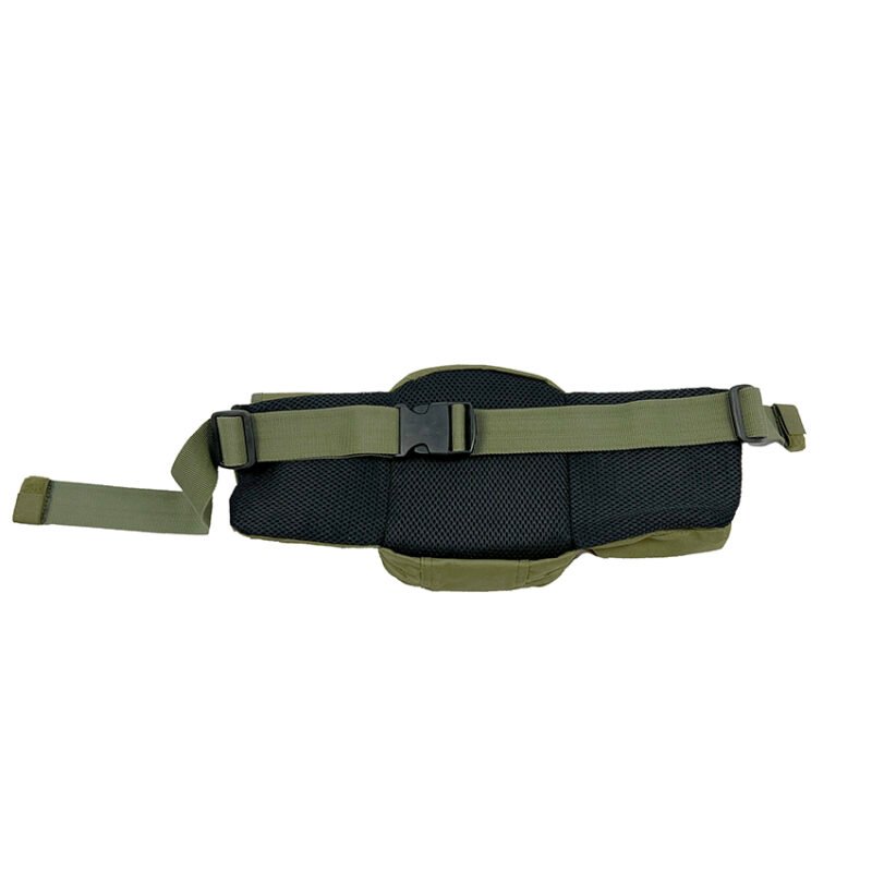 Avatar rugged multi-pocket breathable green tactical belt pouch for outdoor training/hiking - Image 4