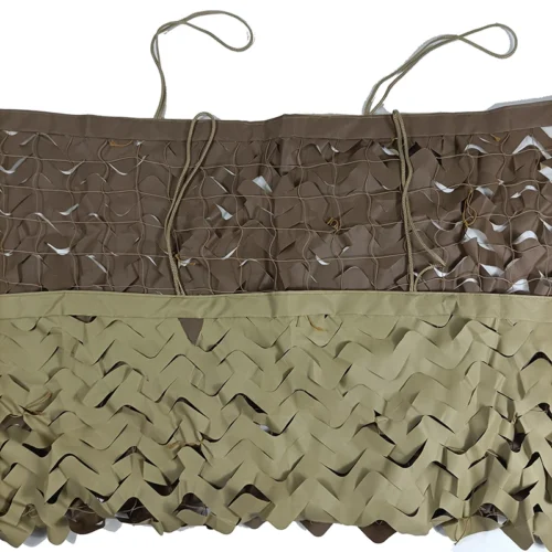 Avatar high quality waterproof 2 sides coating khaki + dark khaki camouflage net for camping/woodland outdoor training