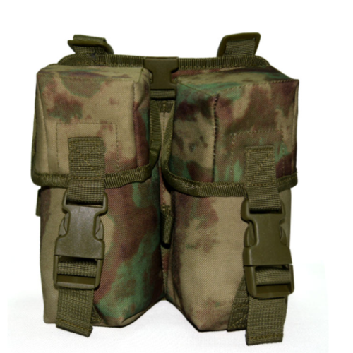 Avatar outdoor good quality durable camouflage double mag pouch for outdoor operation/tactical training