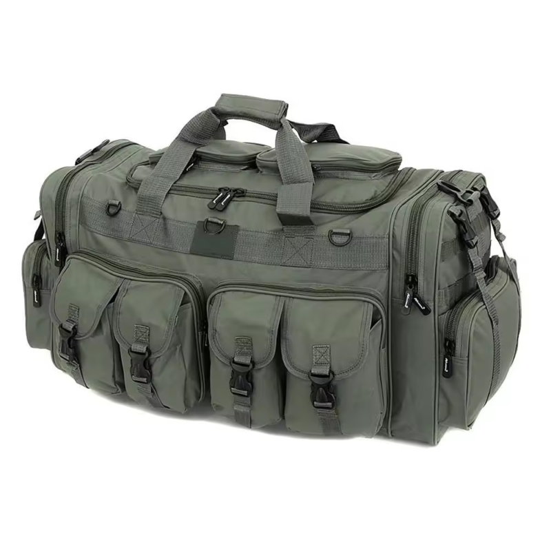 Avatar high quality wear-resistant multifunctional grey tactical duffle luggage handbag for travel/outdoor training - Image 2