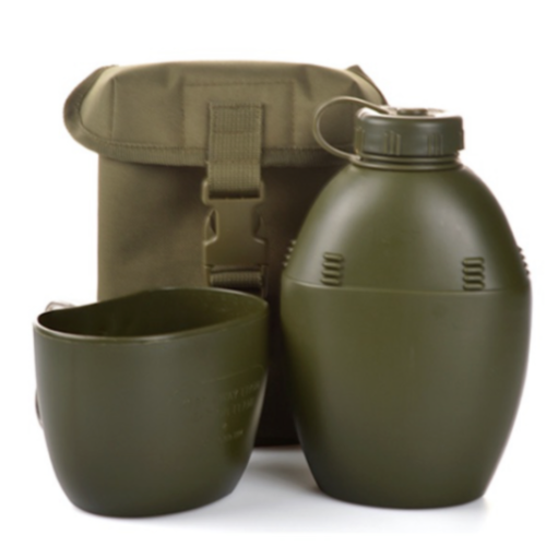 Avatar outdoor large-capacity 1L plastic water bottle with water bottle pouch for hiking/camping