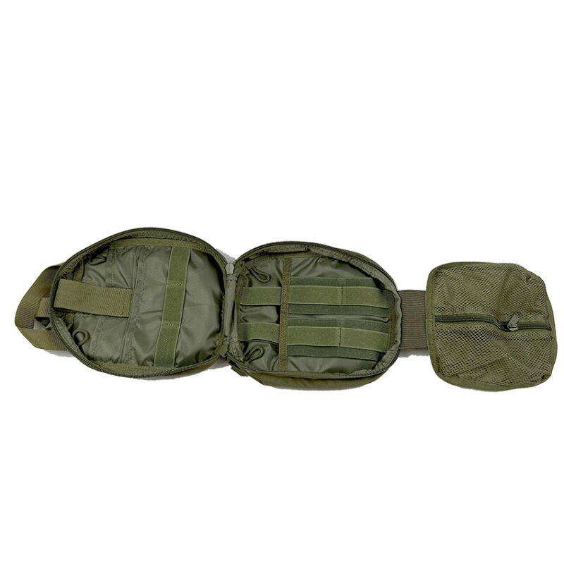 Avatar good quality durable multi-compartment green first aid medical pouch for combat rescue/outdoor training - Image 3