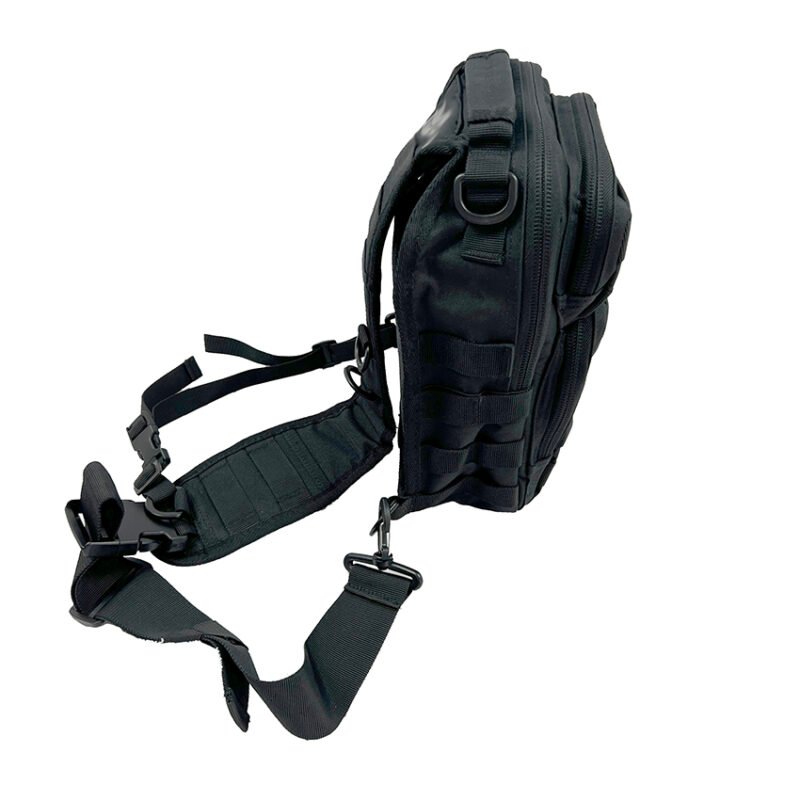Avatar durable multi-compartment breathable black sling bag for daily activities/outdoor sports - Image 4