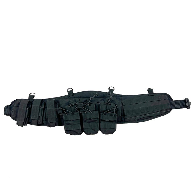 Avatar rugged multi-pocket anti-slip tactical belt pouch with mag. pouch for law enforcement