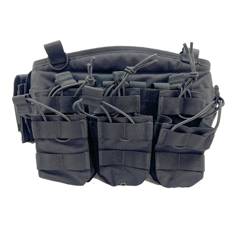 Avatar rugged multi-pocket anti-slip tactical belt pouch with mag. pouch for law enforcement - Image 6